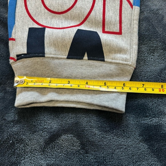 Champion Reverse Weave Logo Sweatpants Jogger New Red White Grey Size 2XL - Picture 16 of 16